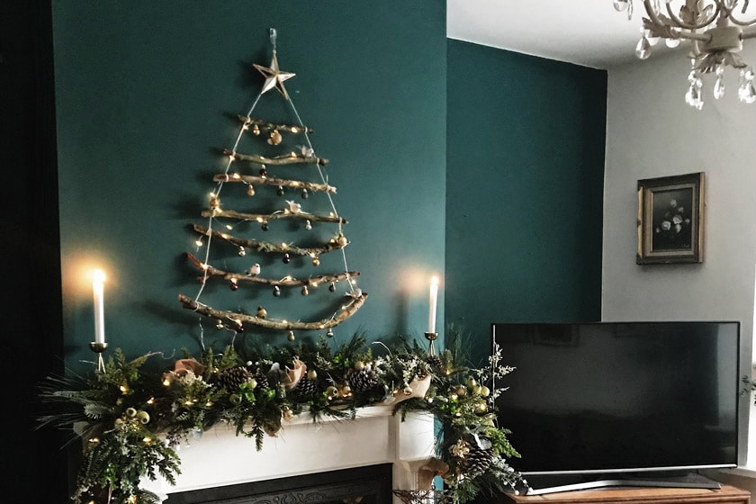 Christmas decoration ideas for fireplace
